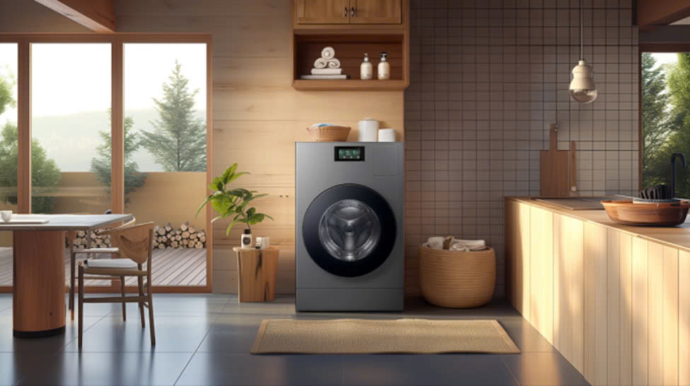 Máy giặt sấy Bespoke AI Laundry Combo. Ảnh: Samsung